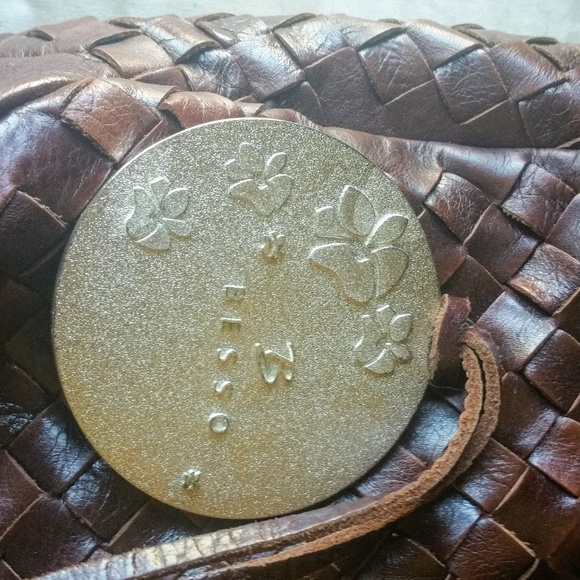 Woven leather hobo bag - Picture 6 of 8